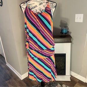 Lascana Beach Time Vibrant Tank Dress sz L